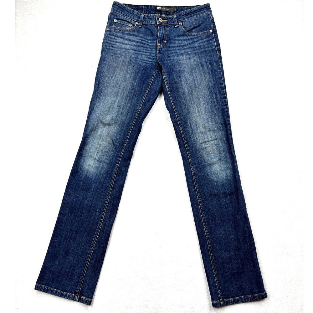 Levis 518 Straight Leg Jeans Womens 3M W26 L32 Medium Wash Blue Denim Size 3